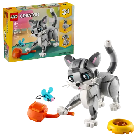 Конструктор LEGO Creator 31163 Игривый кот, 3в1