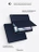 Чехол книжка для iPad Air 13" M2 / Pro 12,9" (3,4,5,6 gen) Gurdini Milano Series Midnight Blue