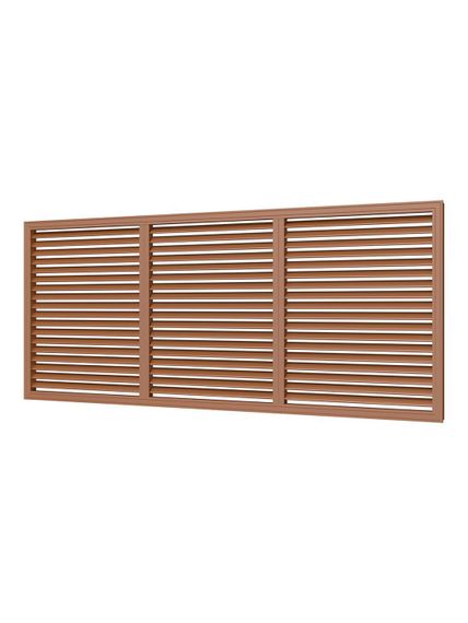 Экран радиаторный ПР фланец 600х1500 пластик вишня ERA