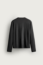 ФУТБОЛКА С ДЛИННЫМИ РУКАВАМИ КЛАССИЧЕСКОГО КРОЯ — ZARA