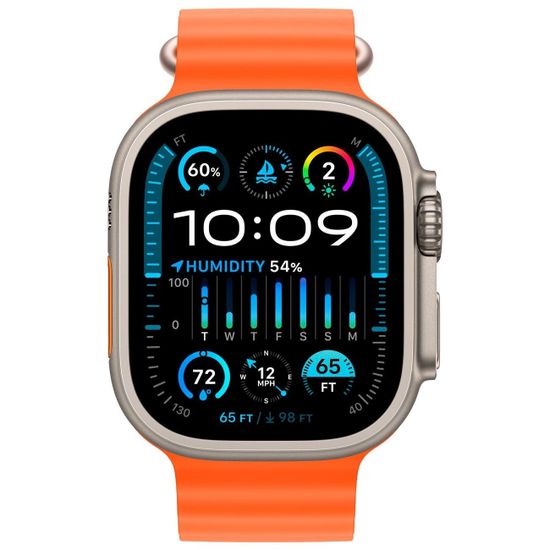 Умные часы Apple Watch Ultra 2 49mm Titanium Ocean Band Orange Оранжевый