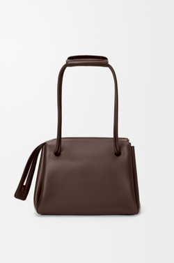 Loewe Сумка Madrid среднего размера из мягкой телячьей кожи, темно-каштановый
