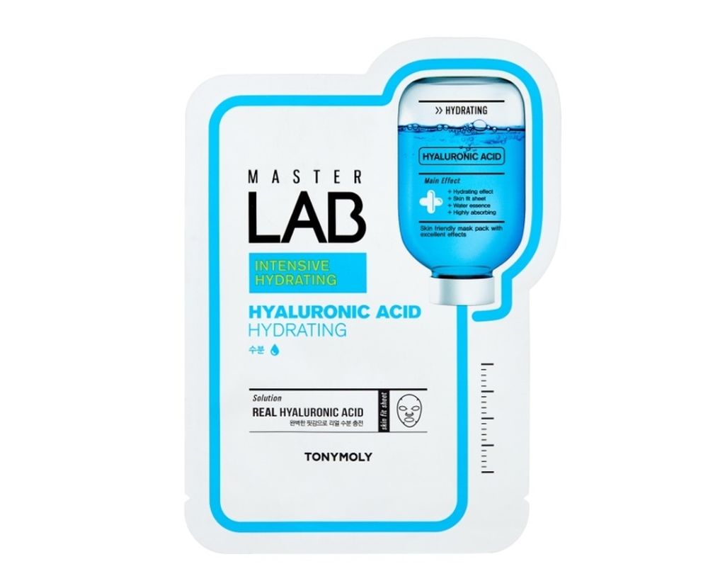 TONY MOLY тканевая маска Master Lab Hyaluronic Acid глубокое увлажнение 19 гр