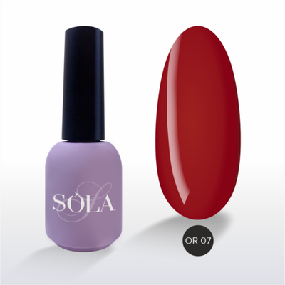 SoLa Гель-лак Only Red 07, 10мл