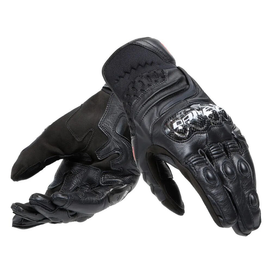 Мотоперчатки Dainese "Carbon 4", кожаные, защита на костяшках и ладонях