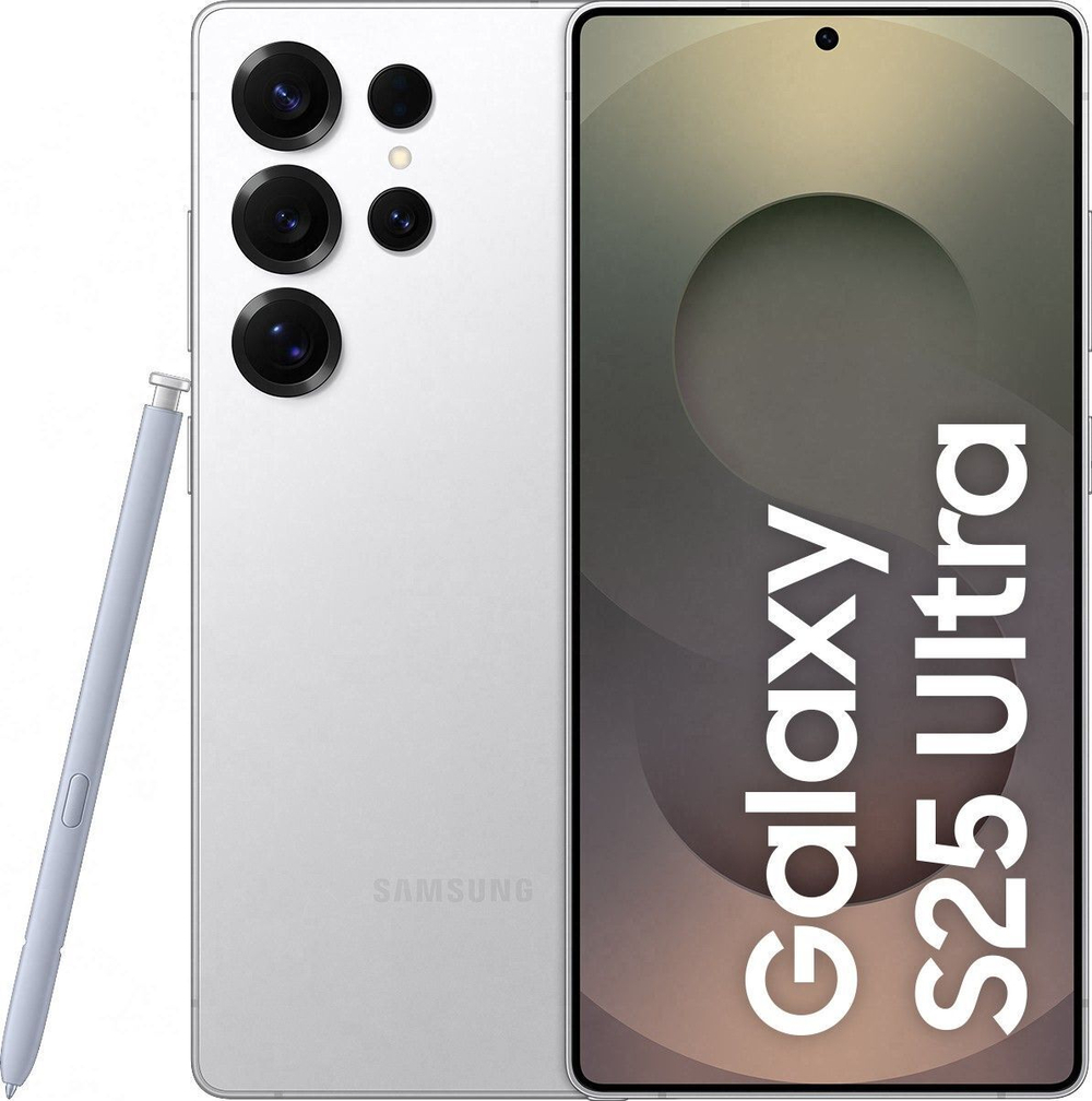 Смартфон Samsung Galaxy S25 Ultra 512 ГБ Серебряный титан (Titanium Whitesilver)