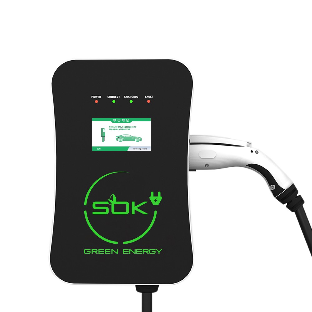 Зарядная станция S'OK Green Energy M3W Series Wallbox EV Charger, 3 фазы, 11 кВт, 16a/380v (SM3W31116542-5) - 2