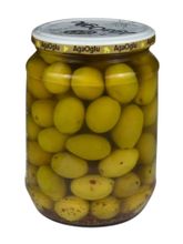 Оливки зеленые AgaOglu Soslu в соусе пряные 720 г