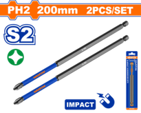 Ударная бита 2 шт. PH2x200 мм (60/120) WADFOW WSV5K65