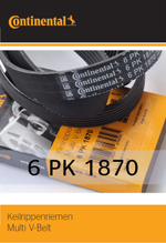 Ремень генератора Continental 6PK1870