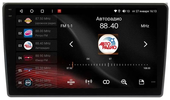 Магнитола для AUDI A4 2000-2008 - Vaycar VA03-0050-2K на Android 13, Быстрая, 2K QLED, CarPlay, 4G SIM-слот