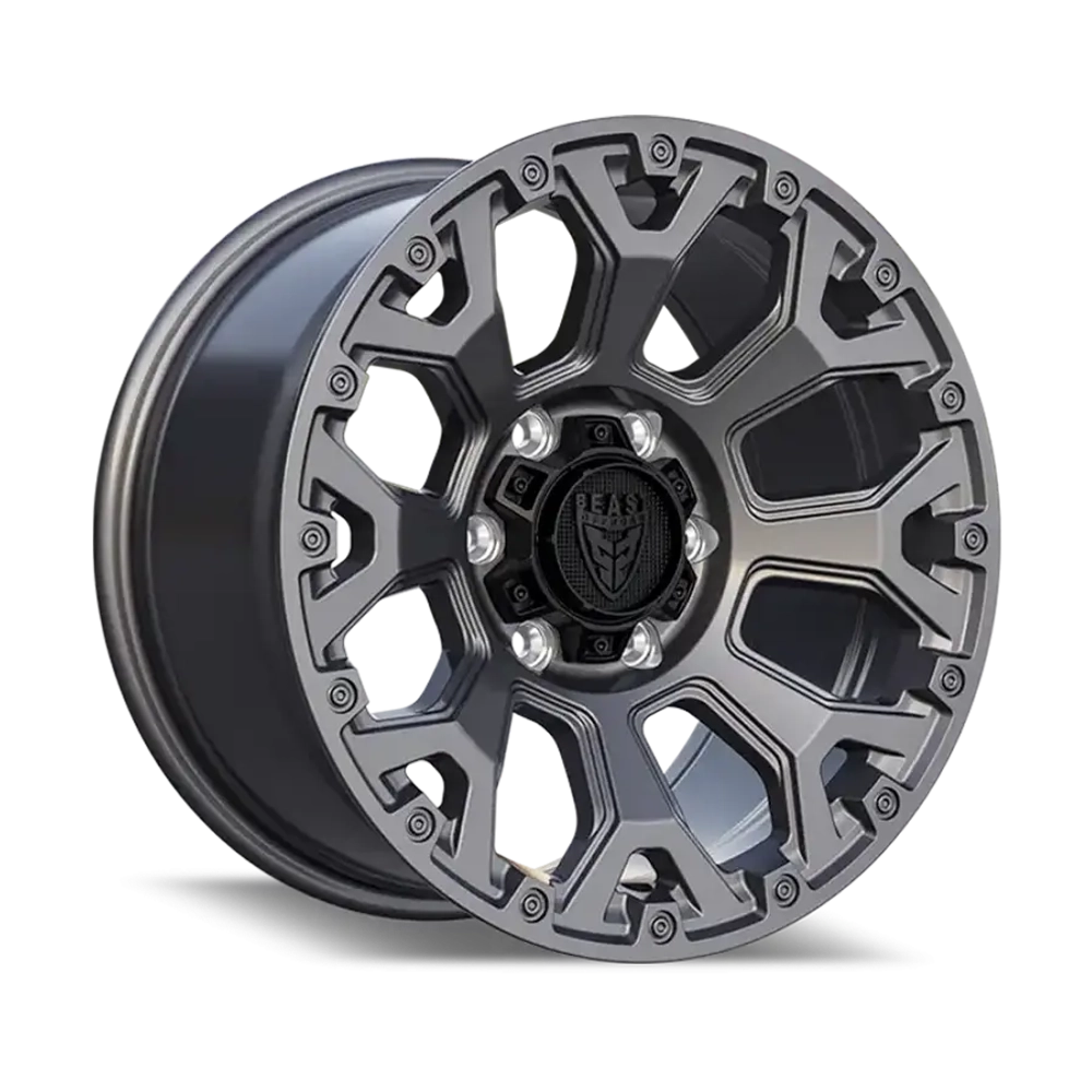 Диск колёсный литой BEAST OFFROAD 9608 R17 8,5 ET0 Dark Matte Tint