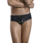 Черные мужские плавки Malibu Swimsuit Brief (Размер: L) (Цвет: черный)