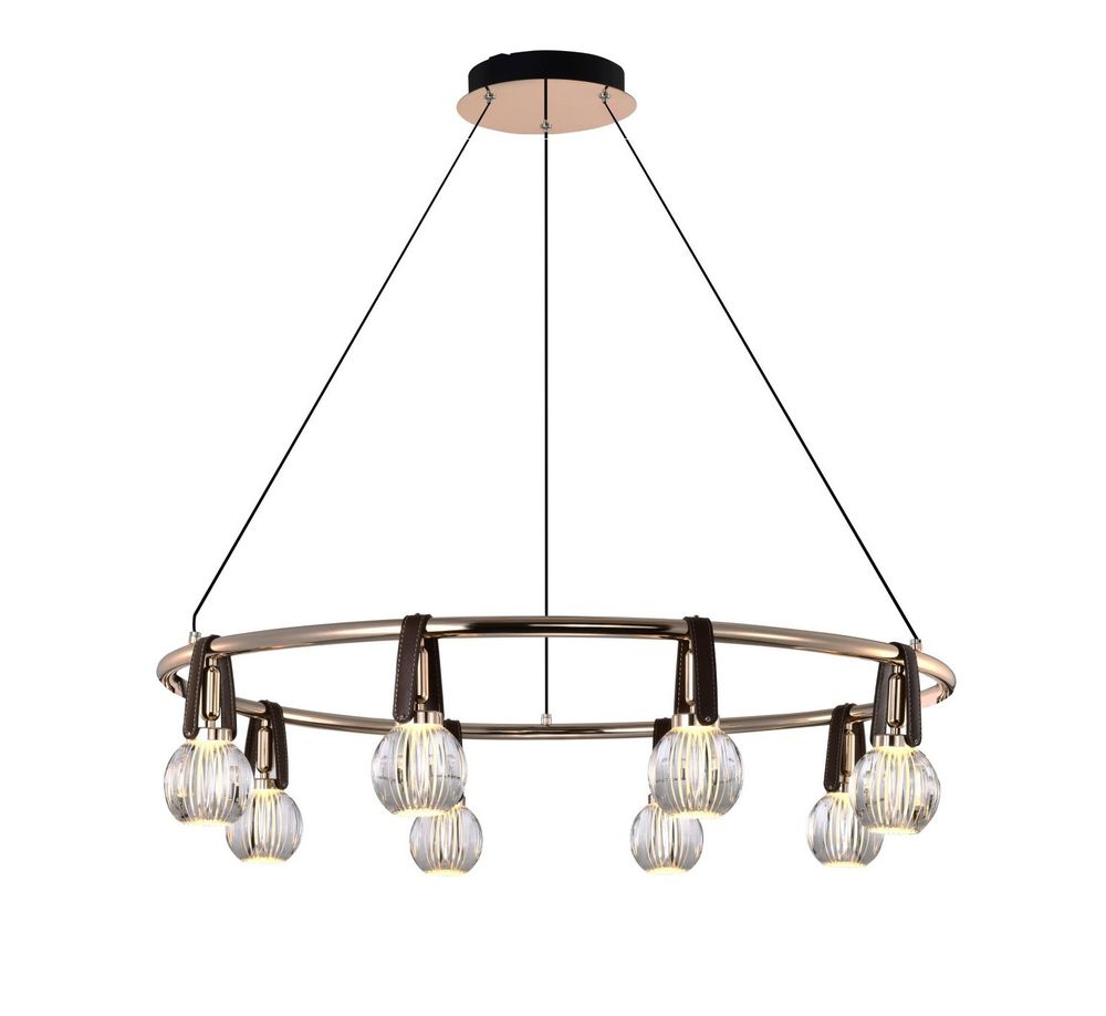 Люстра P0853-8C gold