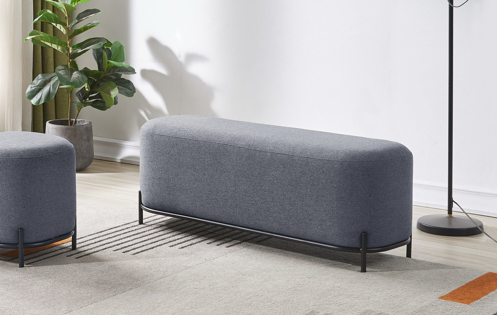 Пуф SOFA 03-40120 серый