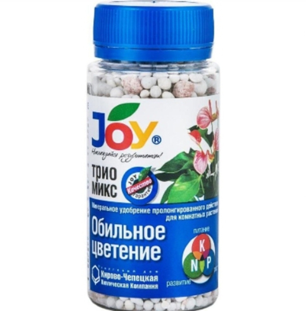 Удобрение ТРИО МИКС Обильное цветение Joy 100г