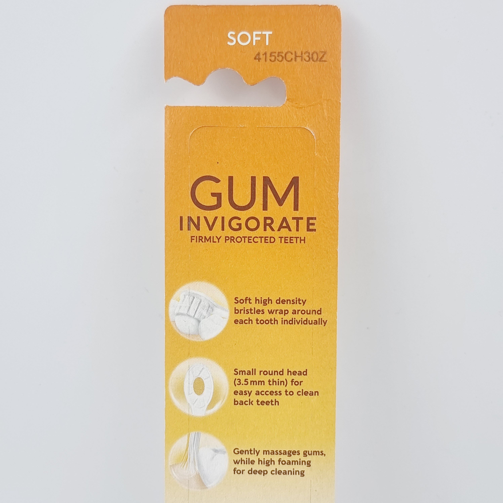 Зубная щетка Gum Invigorate мягкая 1 шт. (Финляндия)