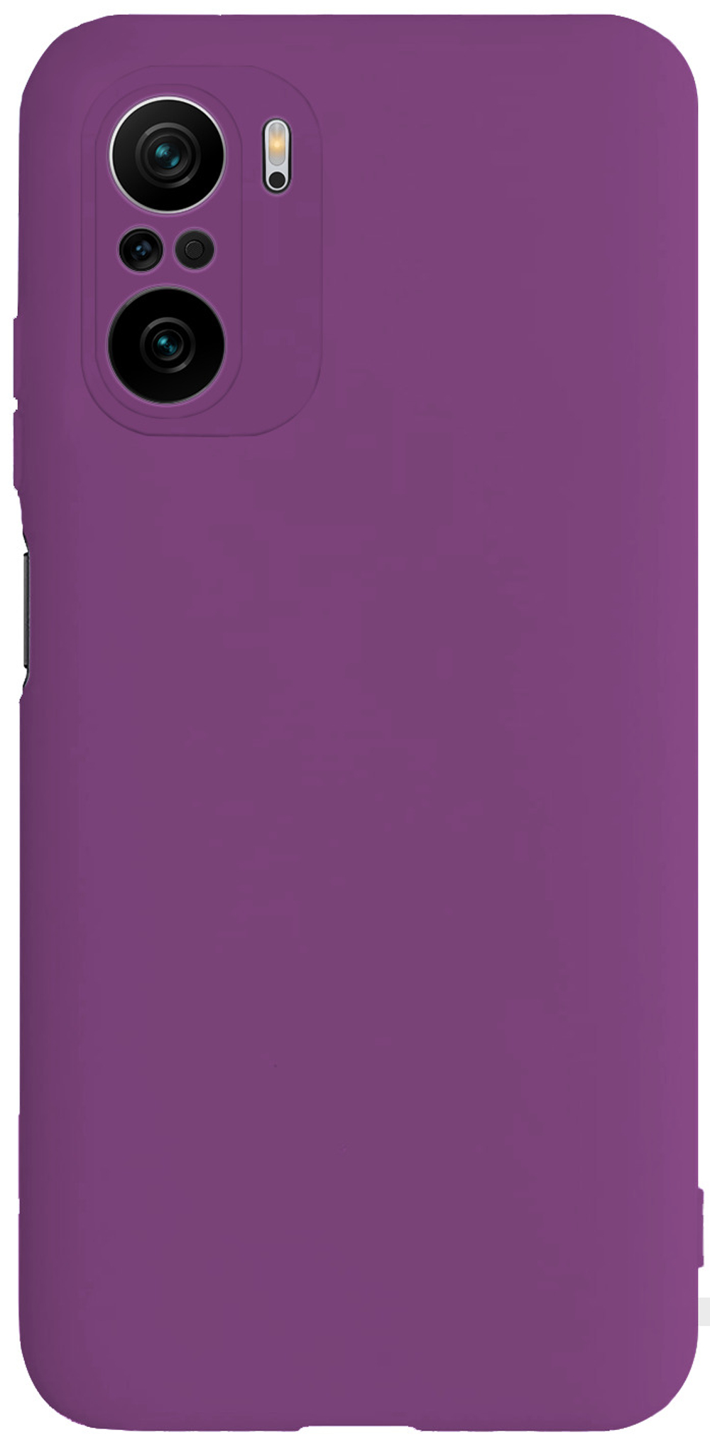 Мягкий Soft Touch чехол из силикона для XIAOMI POCO F3 / K40 / MI 11i с бархатной подкладкой