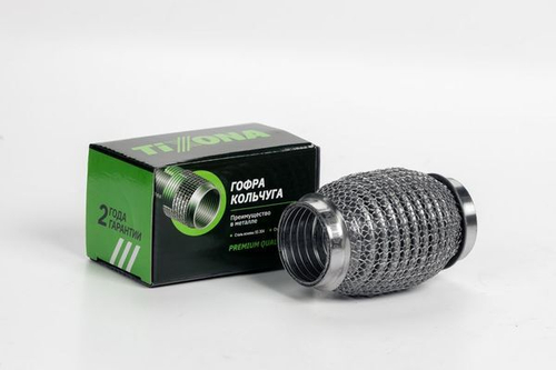 Гофра 40/100 (AISI 304 wire mesh, interlock) P40100WM