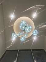 Pendant design lamp Mizu by Terzani (15 suspension)