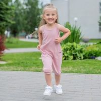 Ромпер на бретелях "Пудра"