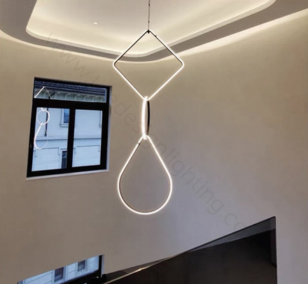Pendant design lamp Arrangements Drop 2 by Flos