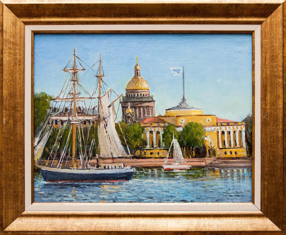 Картина маслом "Санкт-Петербург" Воробьев