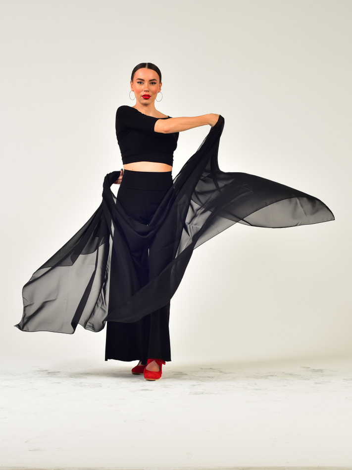 Шаль для восточных танцев Dance Every Wear SM7907 037, чёрный