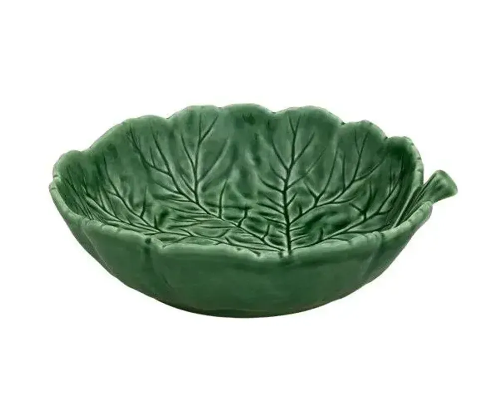 Тарелка обеденная Geranium зеленая (27.5 см)