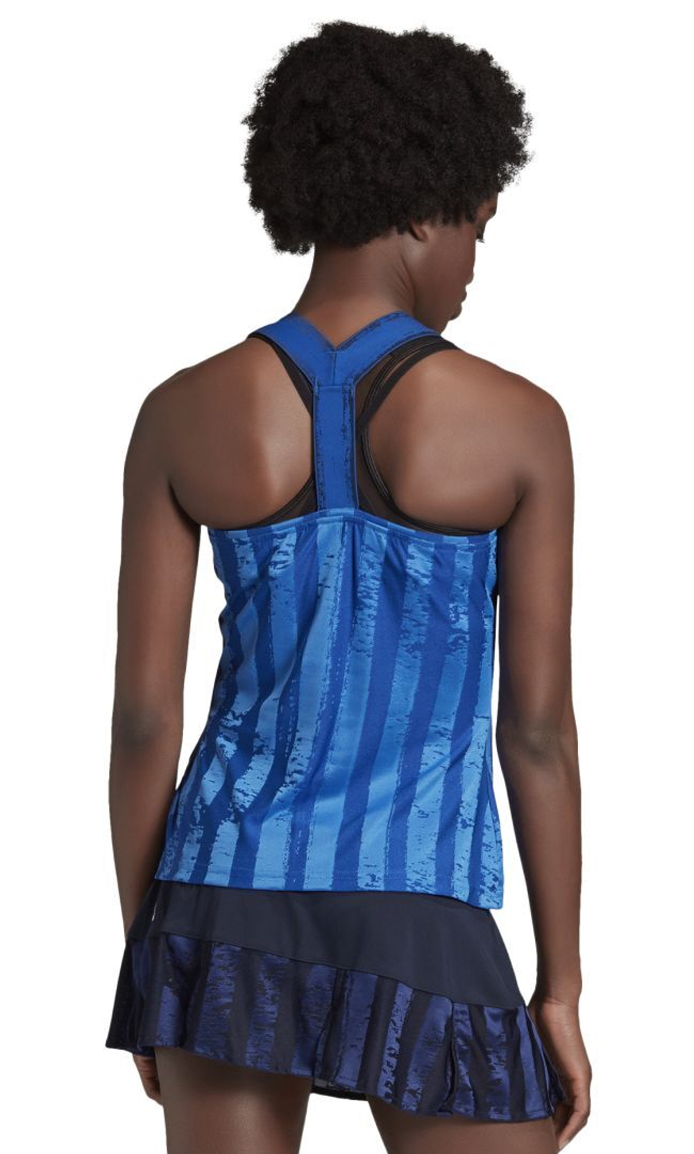 Женский топ теннисный Adidas Y-Tank ENG W - небесный