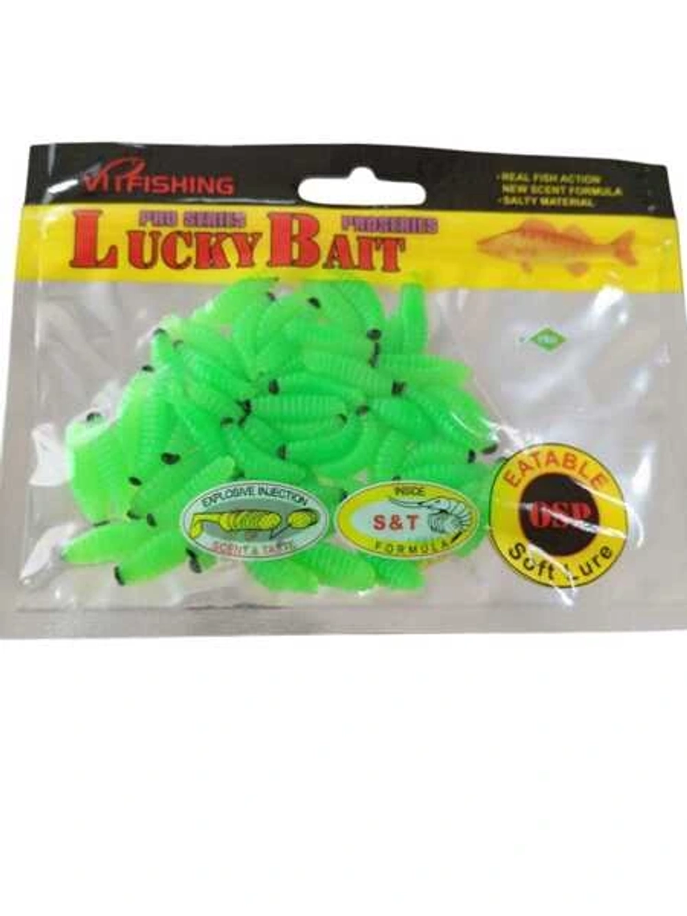 силикон LUCKY BAIT 50 ШТУК опаршь 3 гр 2 см *611