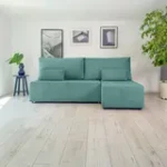 Корсо Лайт Диван угловой Cilium изумрудный