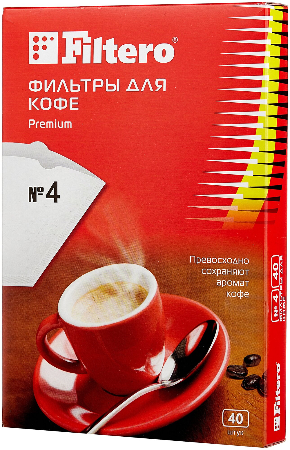 Фильтры для кофе Filtero №4/40
