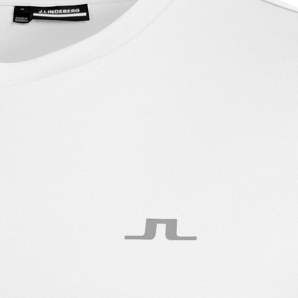 Мужское теннисное поло JLindeberg Ade T-Shirt Men - White