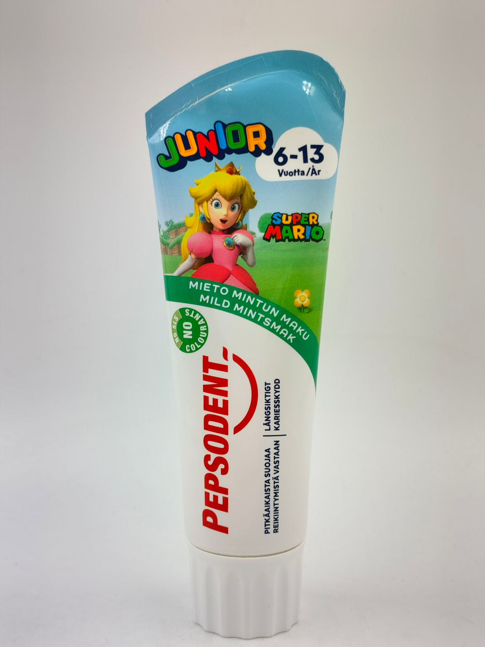 Pepsodent Junior Детская зубная паста 6-13 лет, Mild Mint Hammastahna Lapsille мятный вкус 75 мл (Франция)
