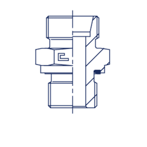 Штуцер FE DL08 BSP 1/8 (корпус)