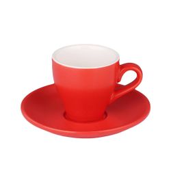 Кофейная пара 100 мл красная матовая d 6,4 см h6,2 см Barista (Бариста) P.L. Proff Cuisine [6]