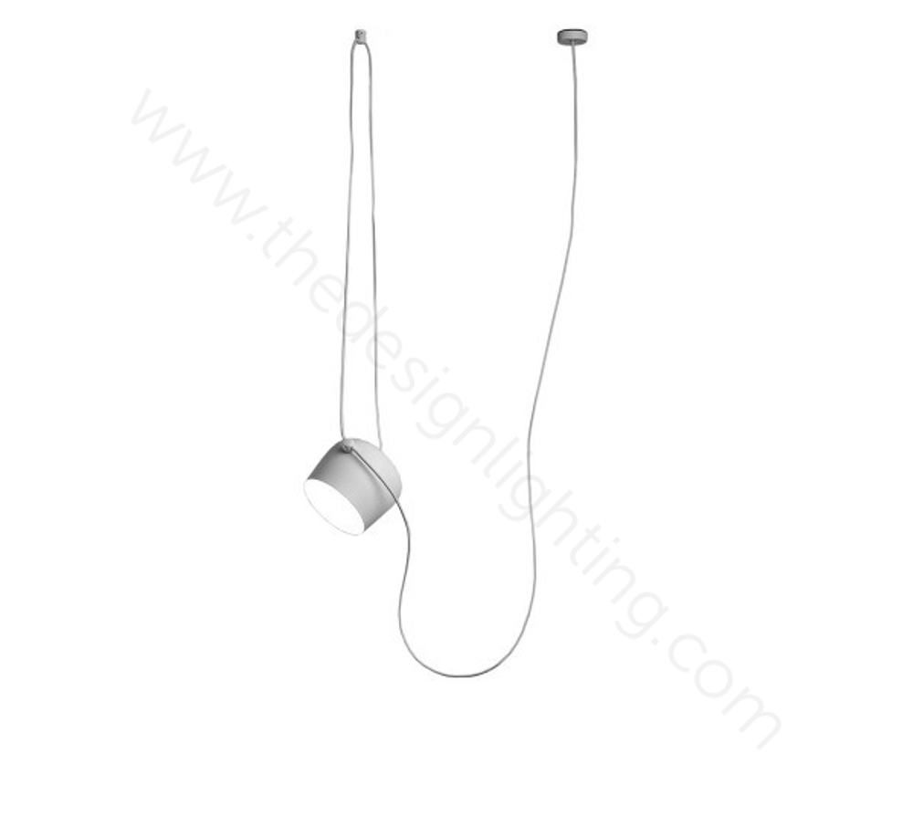 Pendant design lamp  AIM by Flos (1 lampshade ,  White,  Size S)