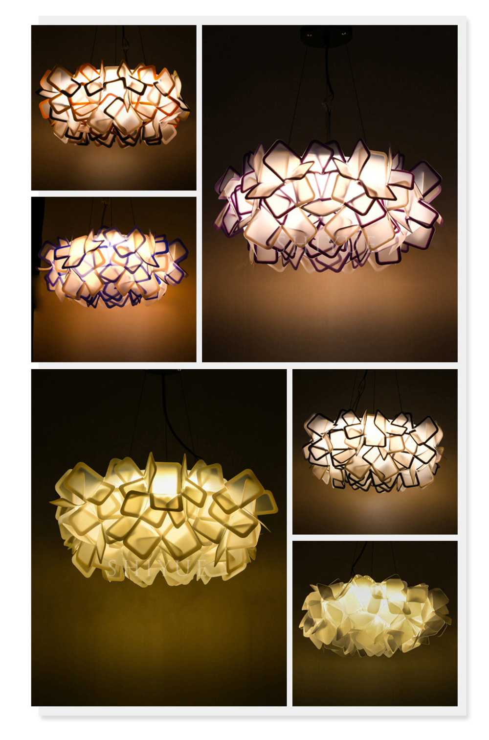 Pendant design lamp Clizia by Slamp D53 (White)