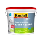 Краска для кухни и ванной латексная Marshall матовая база BC