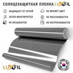 Пленка солнцезащитная зеркальная R SILVER 15 (Exterior 2 mil) LUXFIL, на отрез