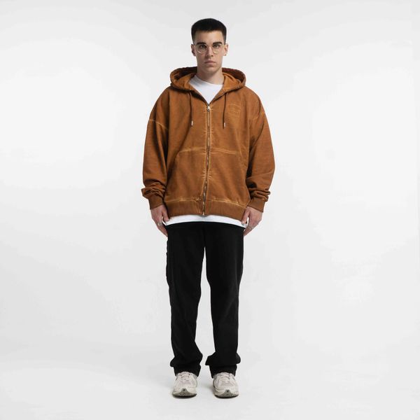 Худи Zip DDesigns in Garment Dyed Sand - фото 4