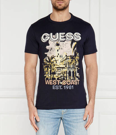 Футболка WEAST COAST GUESS - темно-синий(M4YI22 K8FQ4)
