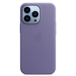 Кожаный чехол с поддержкой MagSafe Apple Leather Case для iPhone 13 Pro, Wisteria (Сиреневая глициния)