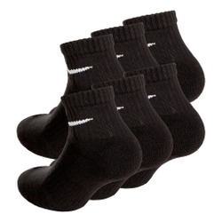 Носки теннисные Nike Everyday Cushioned Ankle Sports Socks 6 Pack - Black