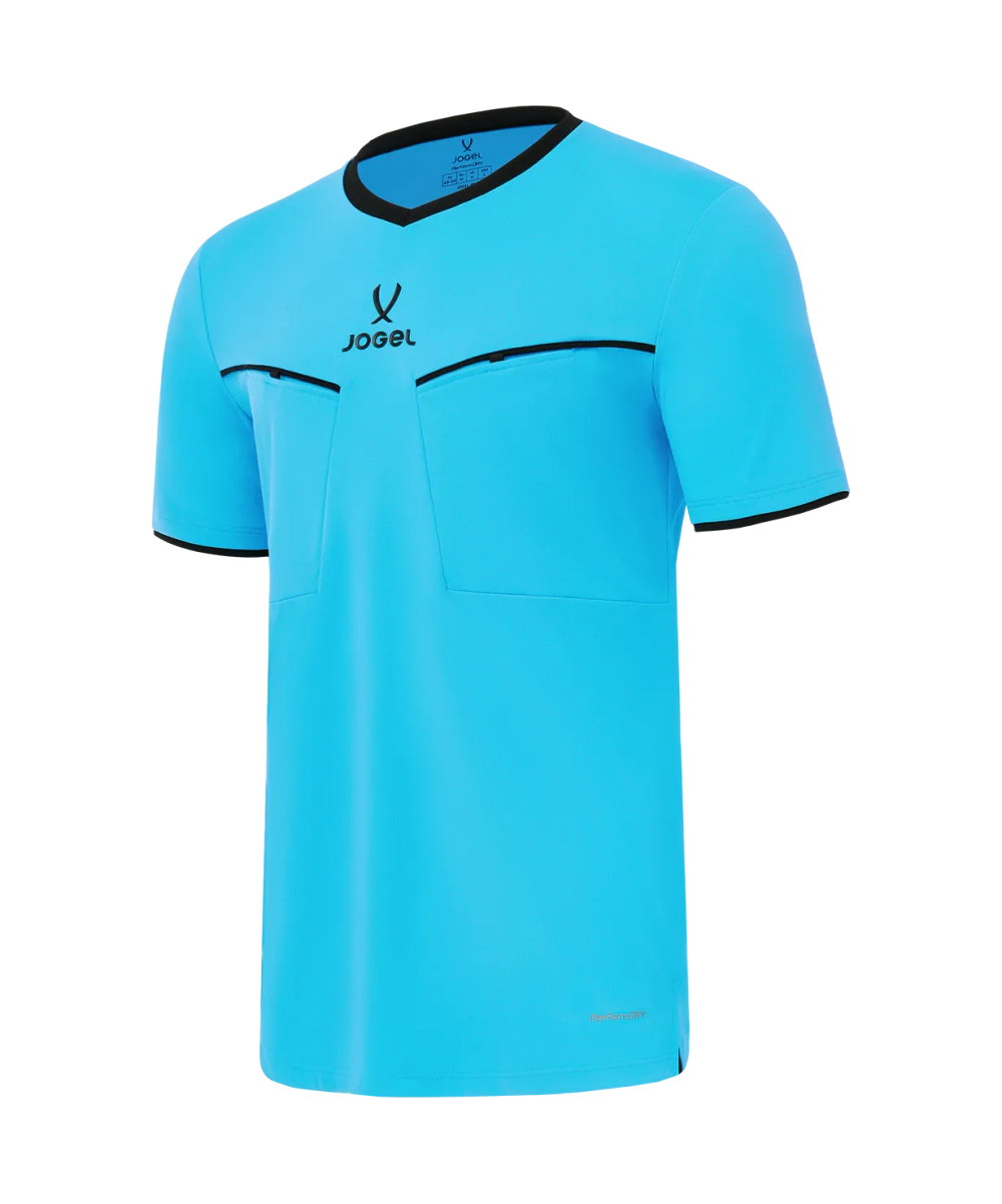 Футболка судейская JOGEL DIVISION PerFormDRY Referee SS Tee 2.0, голубой
