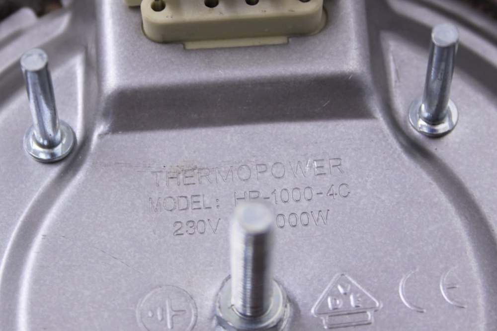 Конфорка чугунная 145, 1000W, 230V, HP-1000-4 с ободом электрических плит