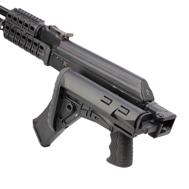 Складывающийся приклад на АКМ, DLG Tactical commercial