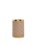Стакан для зубных щеток Giobagnara Alghero Taupe Gold, 13 см