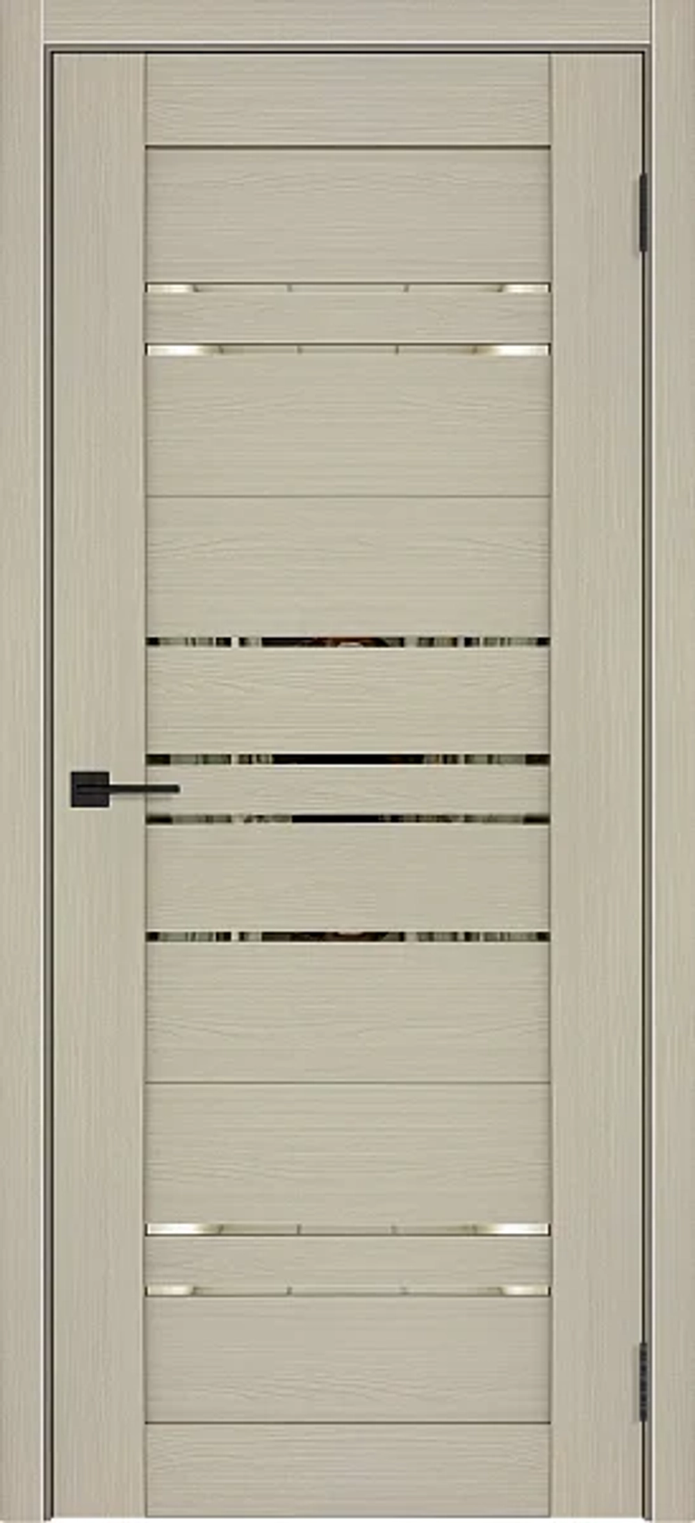 Tandem 6 — Лен песочный, 2000х800, Частично остекленная (ДЧ)
